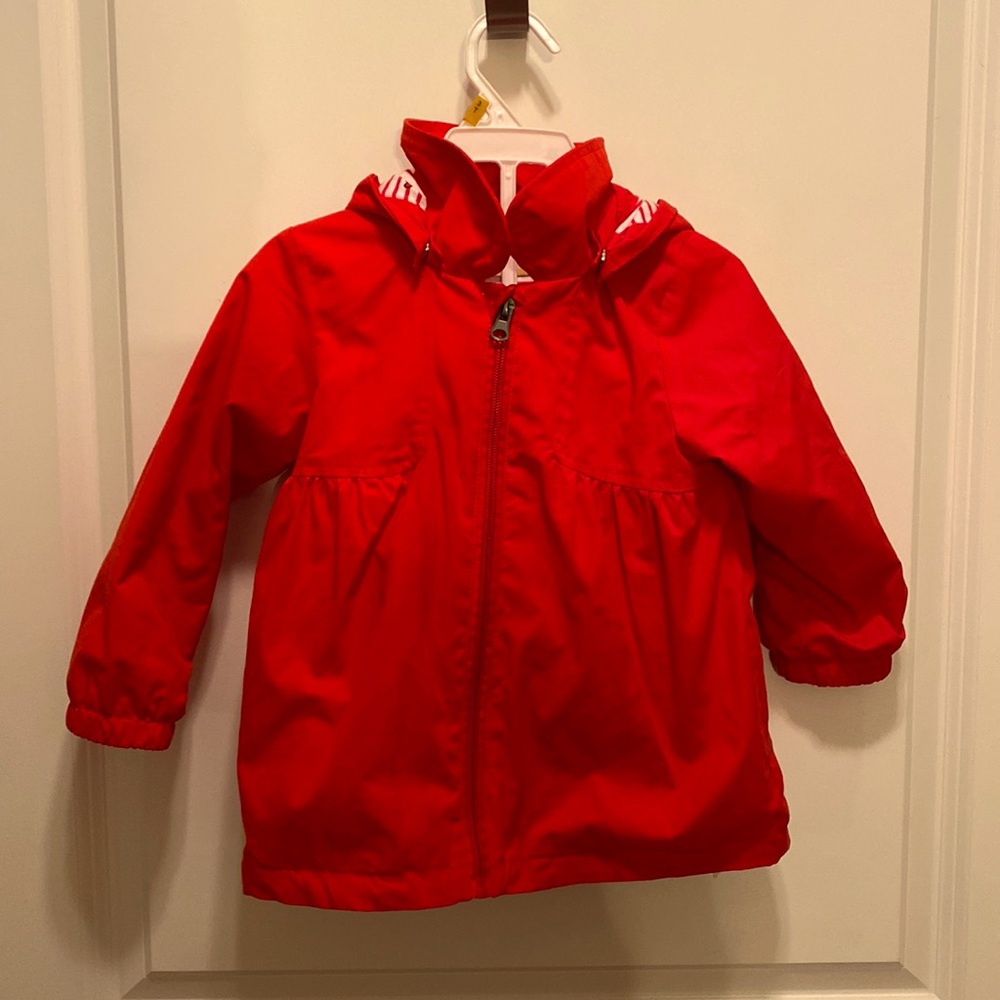 2T Chicco Raincoat with detachable hood. Mint condition.